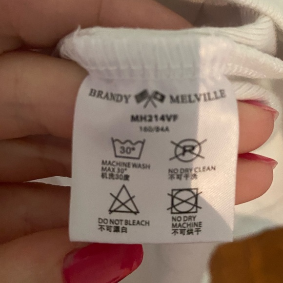 White Brandy Melville Caroline Polo Dress - Picture 5 of 9